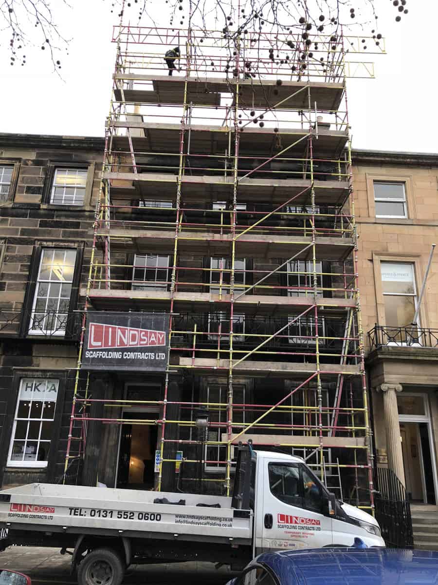Scaffolding in Edinburgh Lindsay Scaffolding Contracts Ltd
